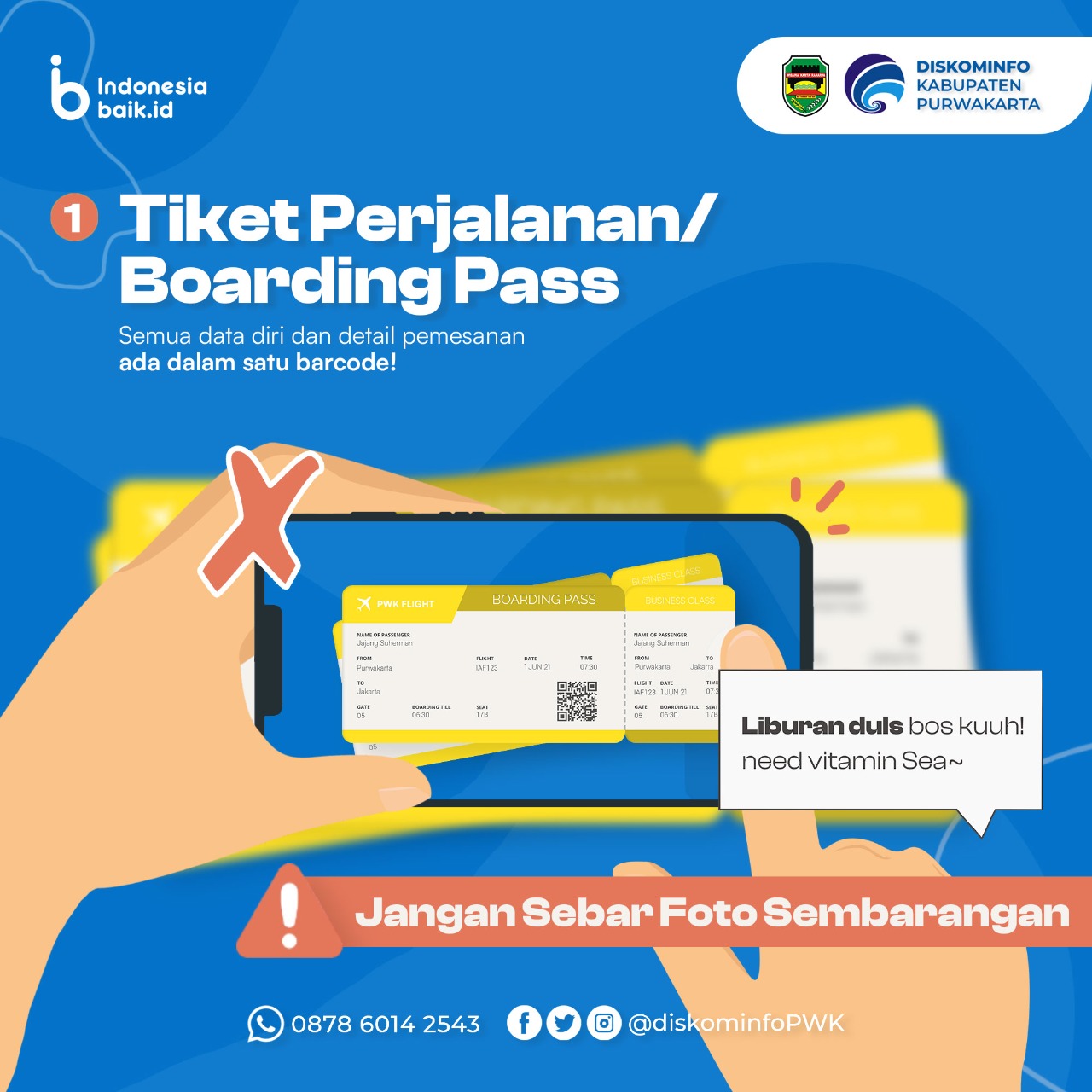 Tiket Perjalanan/Boarding Pass